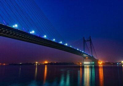 Vidyasagar-Setu-Kolkata-Howrah-cable-stayed-bridge-modern-architecture-urban-connectivity-Hooghly-River-tourist-attraction-scenic-views